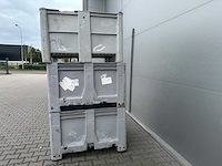 Kunststof palletbox 1200x1000x760 mm (3x) - afbeelding 3 van  3