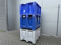 Kunststof palletbox 1200x1000x760 mm (3x) - afbeelding 3 van  3