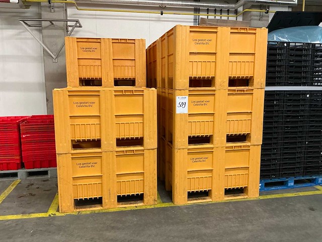 Kunststof palletbox (17x) - afbeelding 1 van  2