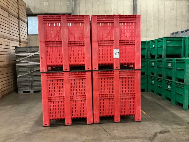 Kunststof palletbox (20x) - afbeelding 1 van  2