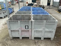 Kunststof palletbox (9x) - afbeelding 3 van  4