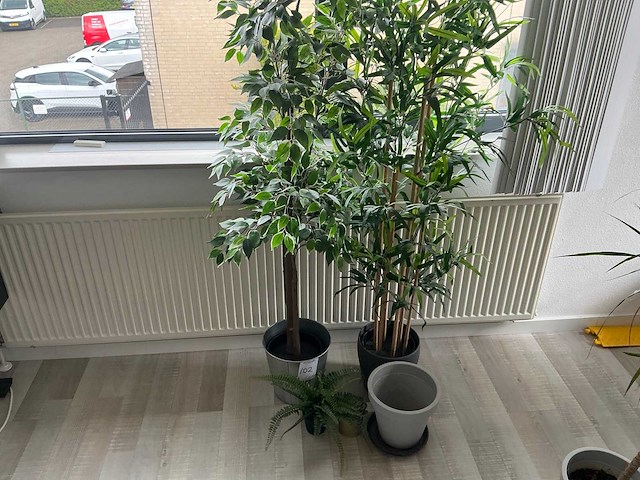 Kunststof plant (3x) - afbeelding 1 van  5