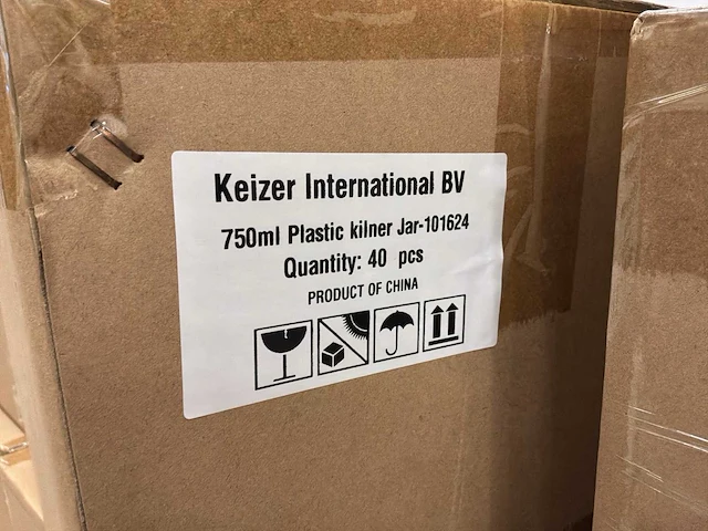 Kunststof potten met deksel (750 ml) (3560x) - afbeelding 3 van  4