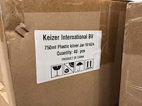 Kunststof potten met deksel (750 ml) (960x) - afbeelding 3 van  4