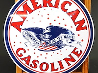 Kunststof reclamebord american gasoline