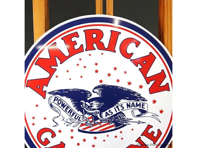 Kunststof reclamebord american gasoline - afbeelding 2 van  4