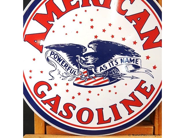 Kunststof reclamebord american gasoline - afbeelding 3 van  4