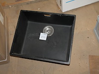 Kunststof spoelbak franken. afmeting 43 x 52.5 x 20 cm. let op! kleine beschadiging in hoek. - afbeelding 1 van  3