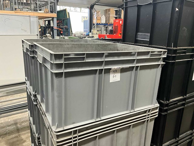 Kunststof stapelbakken (17x) - afbeelding 1 van  2