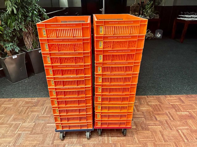 Kunststof stapelkrat (20x) - afbeelding 1 van  2