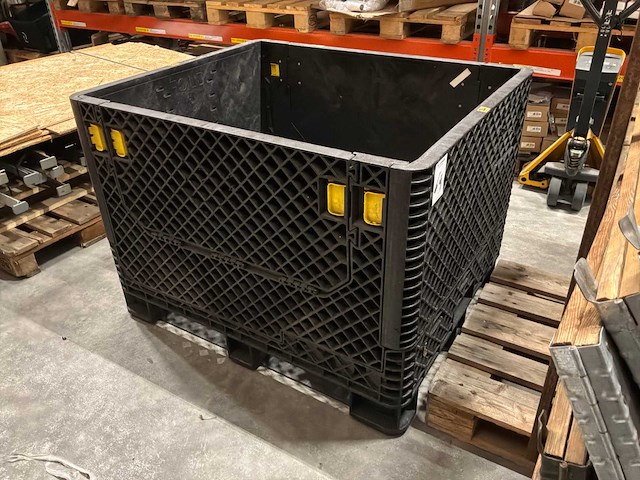 Kunststof stapelpallet krat (3x) - afbeelding 3 van  3