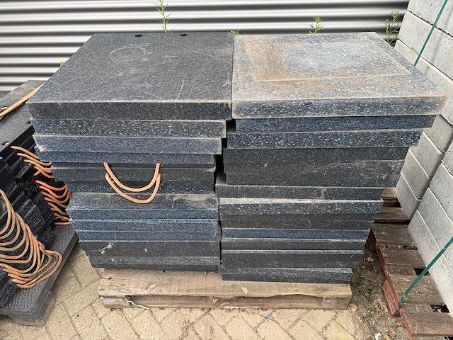 Kunststof stempelplaten - 33x 60x60x6 - plate material - afbeelding 1 van  3