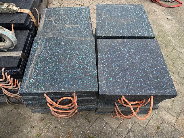 Kunststof stempelplaten - 39x 50x50x5 - plate material - afbeelding 1 van  3