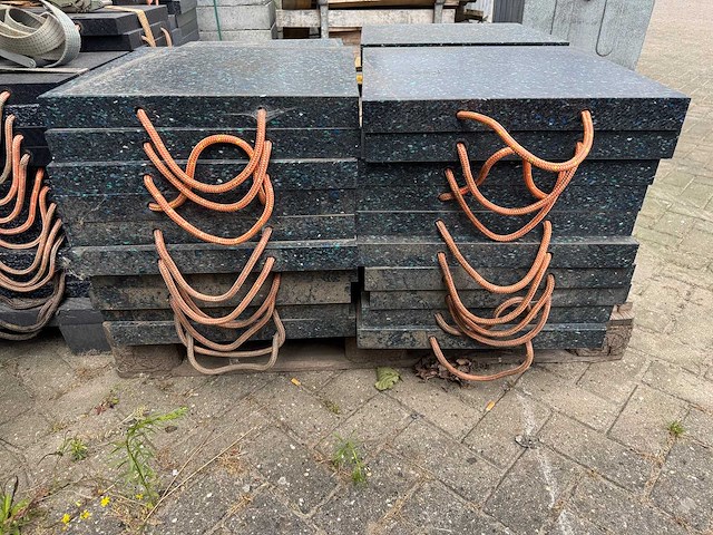 Kunststof stempelplaten - 39x 50x50x5 - plate material - afbeelding 3 van  3