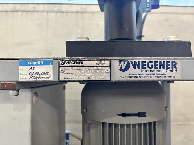 Kunststof stuiklasmachine, wegener, aggregat, 2012 - afbeelding 10 van  10