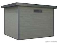 Kunststof tuinhuis 320 x 320 x 232 cm - graniet - afbeelding 4 van  4