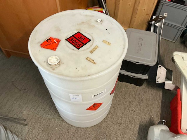 Kunststof vat 200 liter (3x) - afbeelding 1 van  2