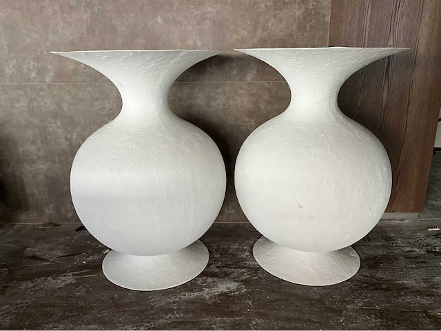 Kunststof vazen (2x) - afbeelding 1 van  5