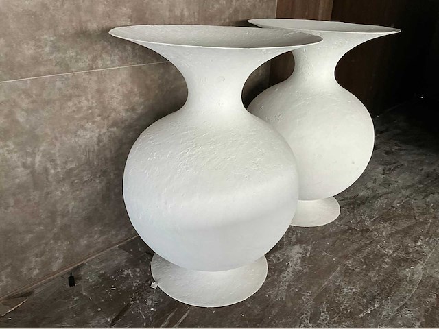 Kunststof vazen (2x) - afbeelding 2 van  5