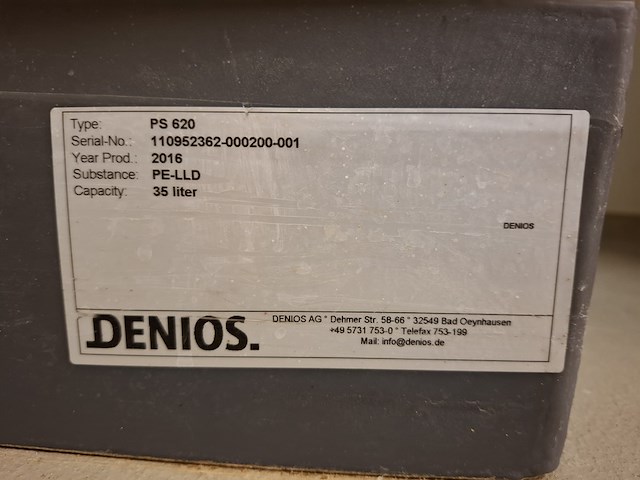 Kunststof werkkast denios - afbeelding 2 van  3