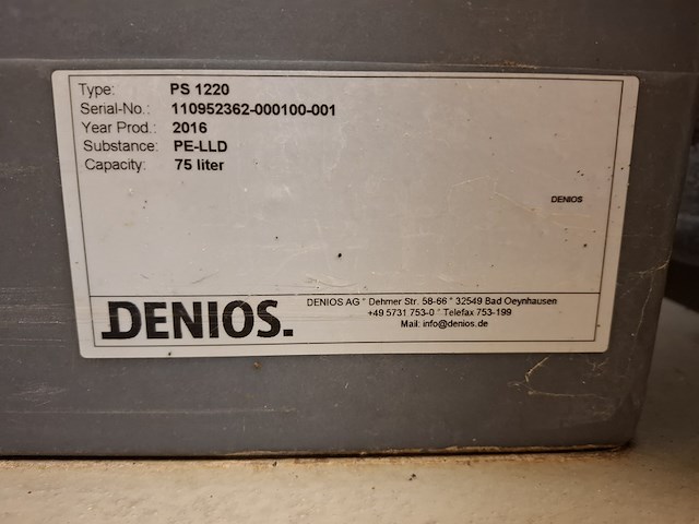 Kunststof werkkast denios - afbeelding 3 van  3