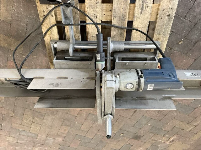 Kunststofbuis las- en persapparaat, widos, polypress 2000, grijs/blauw - afbeelding 1 van  6