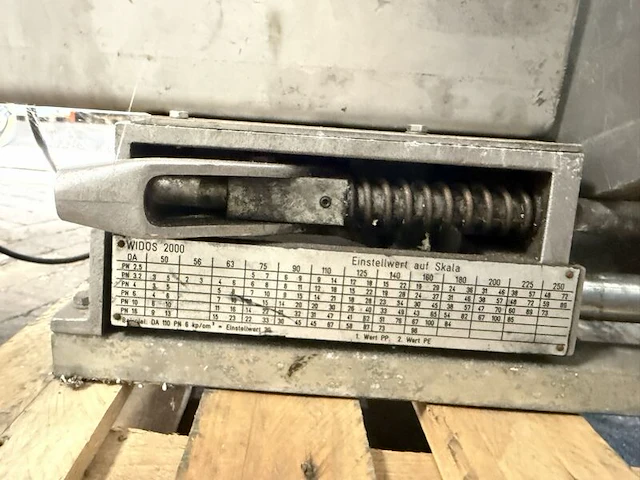 Kunststofbuis las- en persapparaat, widos, polypress 2000, grijs/blauw - afbeelding 3 van  6
