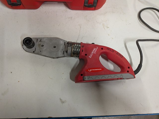 Kunststoflasapparaat - 20-63mm - 230v rothenberger, roweld p63-s6, bouwjaar 2011 - afbeelding 2 van  9