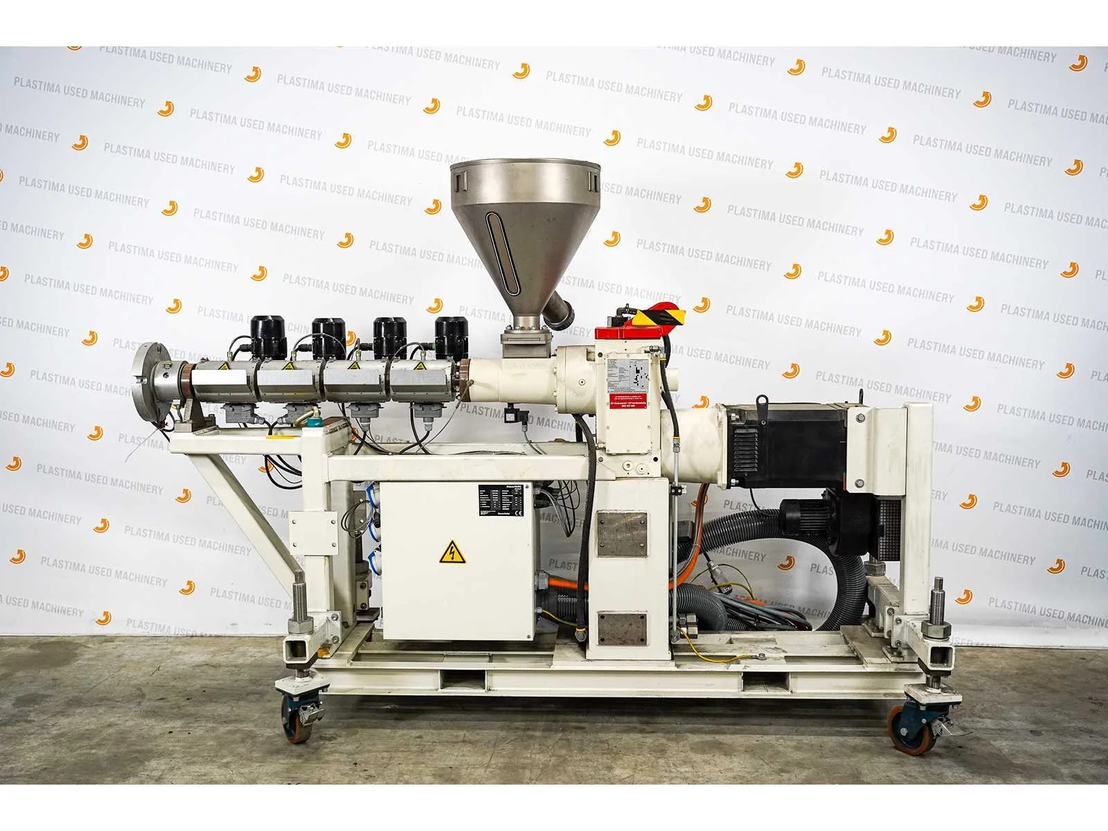 Kunststofverwerkingsmachines, buis- en profiel extrusie machines en downstream apparatuur