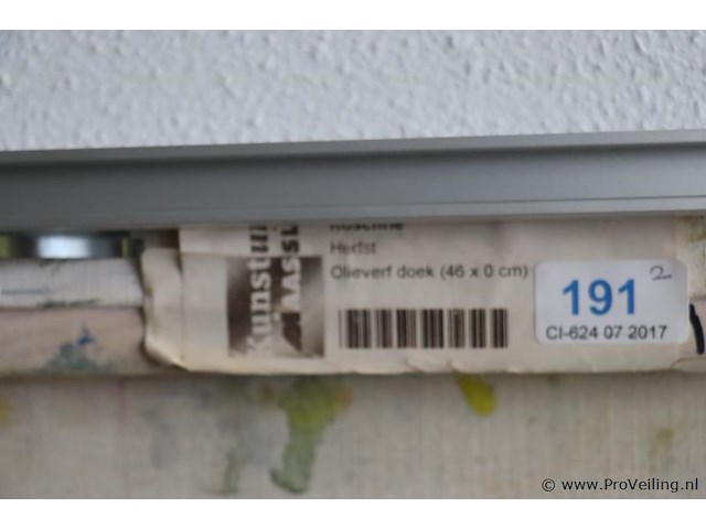 Kunstuitleen maassluis olieverfdoek "zomer" in lijst - 2 stuks - afbeelding 5 van  9