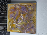 Kunstuitleen maassluis olieverfdoek "zomer" in lijst - 2 stuks - afbeelding 6 van  9