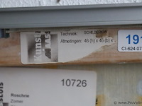 Kunstuitleen maassluis olieverfdoek "zomer" in lijst - 2 stuks - afbeelding 8 van  9