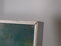 Kunstwerk, acryl op papier, maya wildevuur, bloemenveld, 1991 - afbeelding 7 van  8