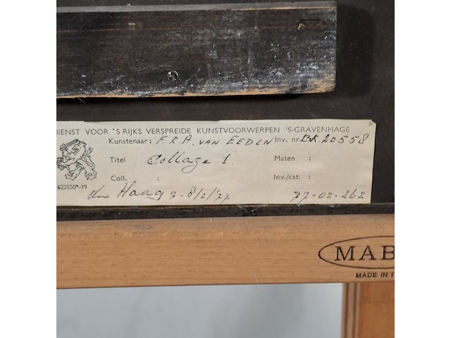 Kunstwerk, f. van ee, collage - afbeelding 15 van  16