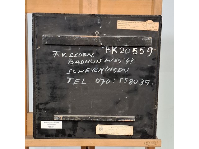 Kunstwerk, f. van eeden, collage - afbeelding 14 van  16
