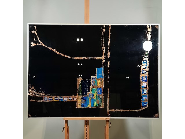 Kunstwerk, gemengde techniek, maya wildevuur, compositie - afbeelding 2 van  8