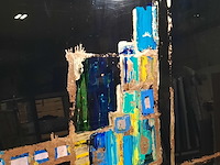 Kunstwerk, gemengde techniek, maya wildevuur, compositie - afbeelding 5 van  8