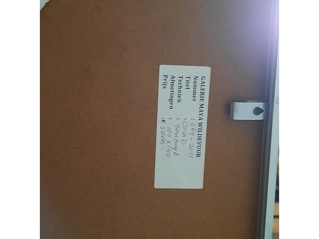 Kunstwerk, gemengde techniek, maya wildevuur, compositie - afbeelding 8 van  8