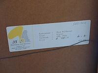 Kunstwerk, gemengde techniek, maya wildevuur, dieren, 1993 - afbeelding 7 van  7