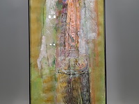 Kunstwerk, gemengde techniek, maya wildevuur, europese vrouwen, 1990 - afbeelding 4 van  8