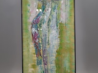 Kunstwerk, gemengde techniek, maya wildevuur, europese vrouwen, 1990 - afbeelding 4 van  8