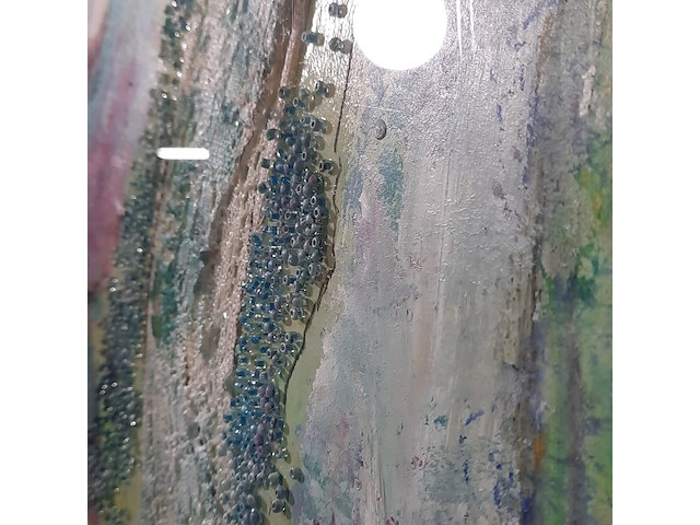 Kunstwerk, gemengde techniek, maya wildevuur, europese vrouwen, 1990 - afbeelding 7 van  8