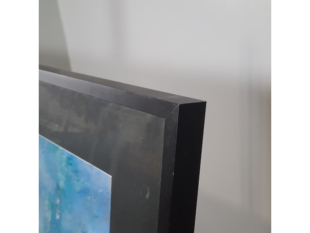 Kunstwerk, gemengde techniek, maya wildevuur, vis, 1990 - afbeelding 7 van  8