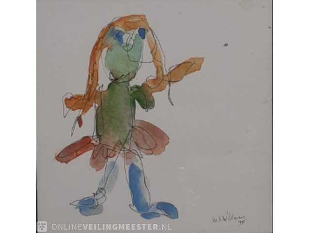 Kunstwerk in lijst, maya wildevuur (1944-2023), 1995 - afbeelding 2 van  5