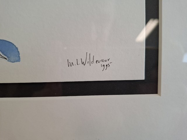 Kunstwerk in lijst, maya wildevuur (1944-2023), 1995 - afbeelding 4 van  5