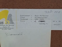 Kunstwerk in lijst, maya wildevuur, bloemenvelden - afbeelding 9 van  9