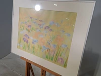 Kunstwerk in lijst, maya wildevuur, bloemenvelden - afbeelding 4 van  8