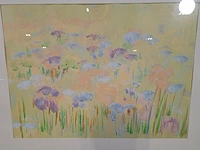 Kunstwerk in lijst, maya wildevuur, bloemenvelden - afbeelding 5 van  8