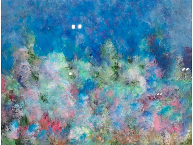 Kunstwerk in lijst, maya wildevuur, compositie - afbeelding 1 van  8