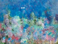 Kunstwerk in lijst, maya wildevuur, compositie